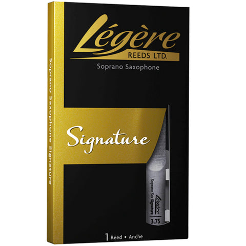 Legere Soprano Saxophone Reed, Signature, Strength 3.75