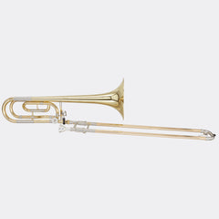Blessing Tenor Trombon, .547" Bore, Traditional Wrap, F Rotor, Yellow Brass Bell