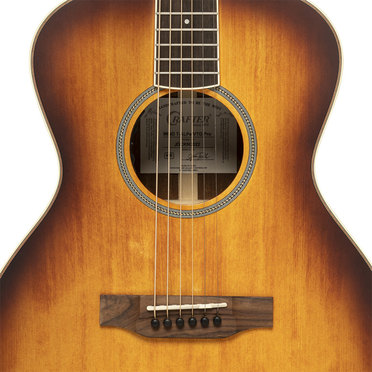 Crafter Mind Series, Orchestra Acoustic-Electric Guitar With Solid Spruce Top