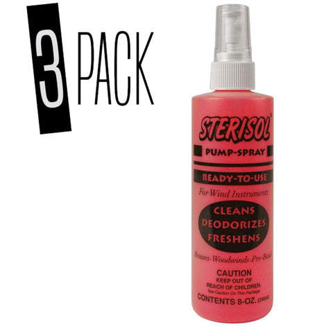 Sterisol Sanitizing 8 Oz Spray , 3 Pack