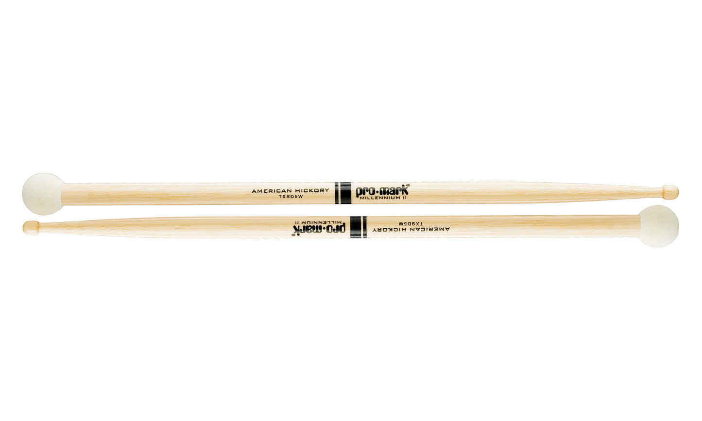 Promark Hickory Light Multi-Percussion Hickory SD5, Stick