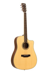 Crafter Es Series, Dreadnought Cutaway Acoustic-Electric Guitar Solid Spruce Top