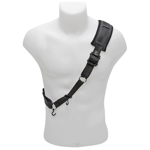 BG Bassoon Shoulder Strap, Leather And Cotton Padding, B02