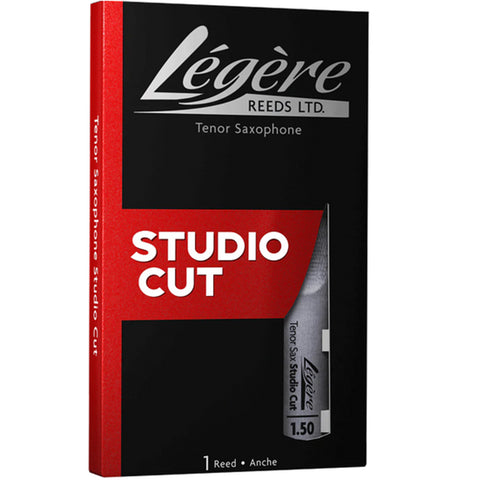 Legere Tenor Saxophone Reed, Studio Cut, Strength 1.5