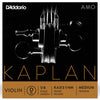 D'Addario Kaplan Amo Violin D String, 1/4 Scale, Medium Tension