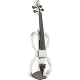 Stagg 4/4 Electric Violin Set With White, Soft Case And Headphones