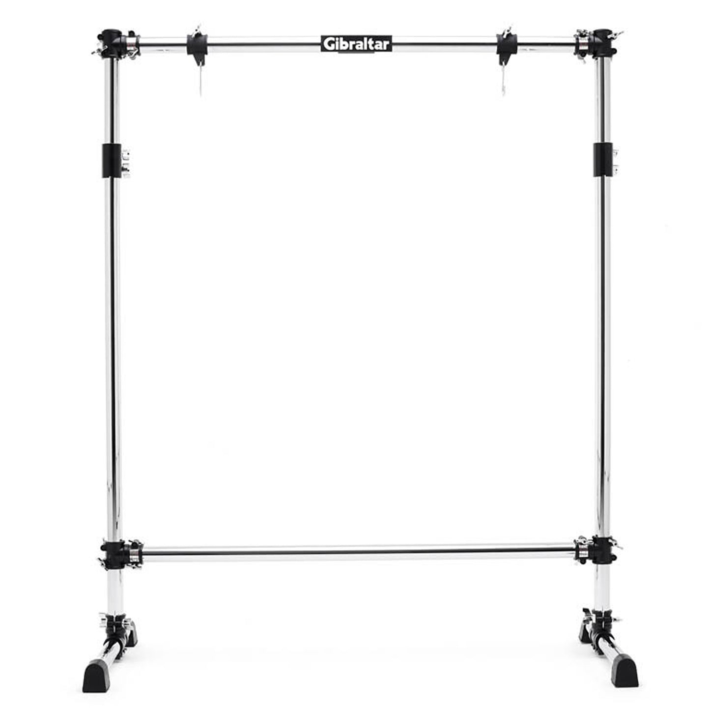 Gibraltar Gong Rack Stand Straight Bar with Black Clamps