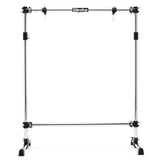 Gibraltar Gong Rack Stand Straight Bar with Black Clamps