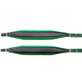 D'Luca MX3 Leather Accordion Straps Green/Black