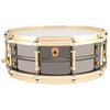 Ludwig LB416BT Black Beauty 5x14 Smooth Shell, Brass Trim, Tube Lugs Snare Drum