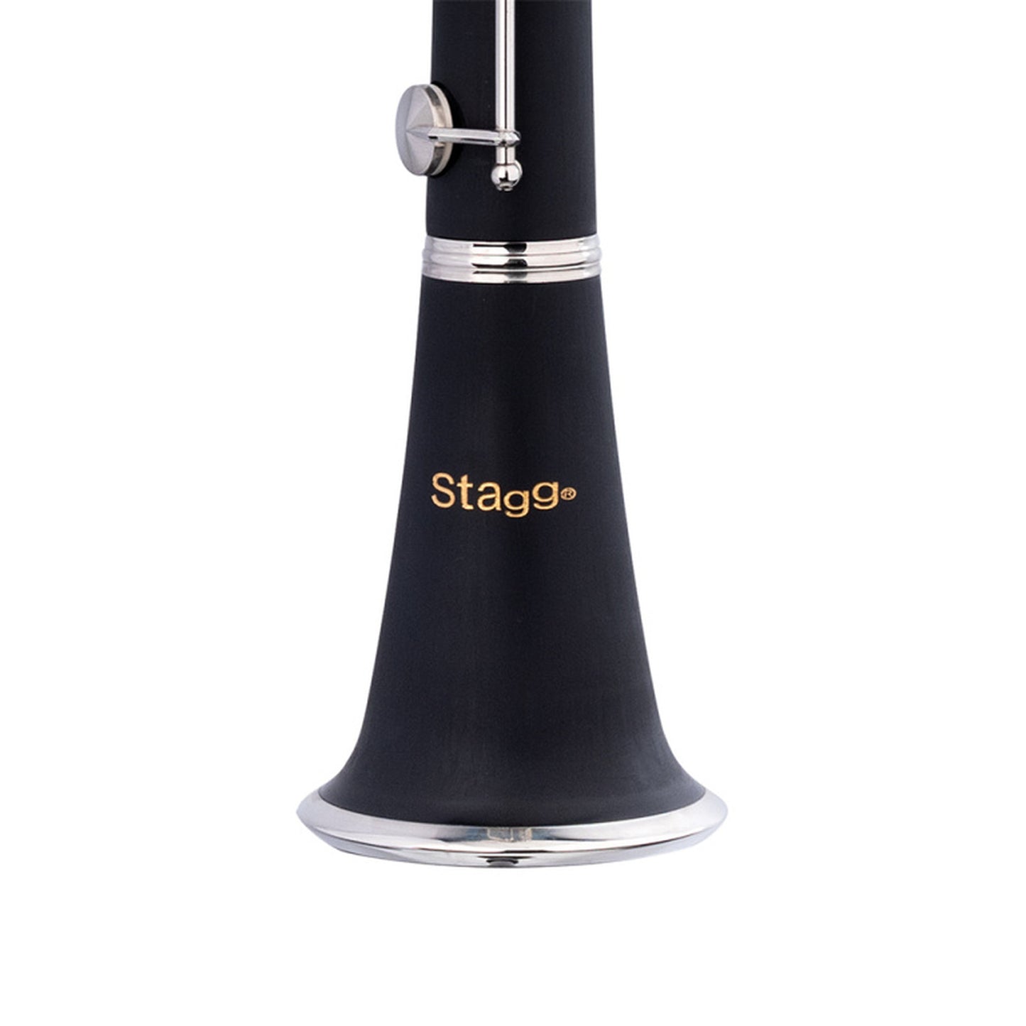 Stagg Bb Clarinet, Boehm System, ABS Body And Nickel-plated Keys And Rings