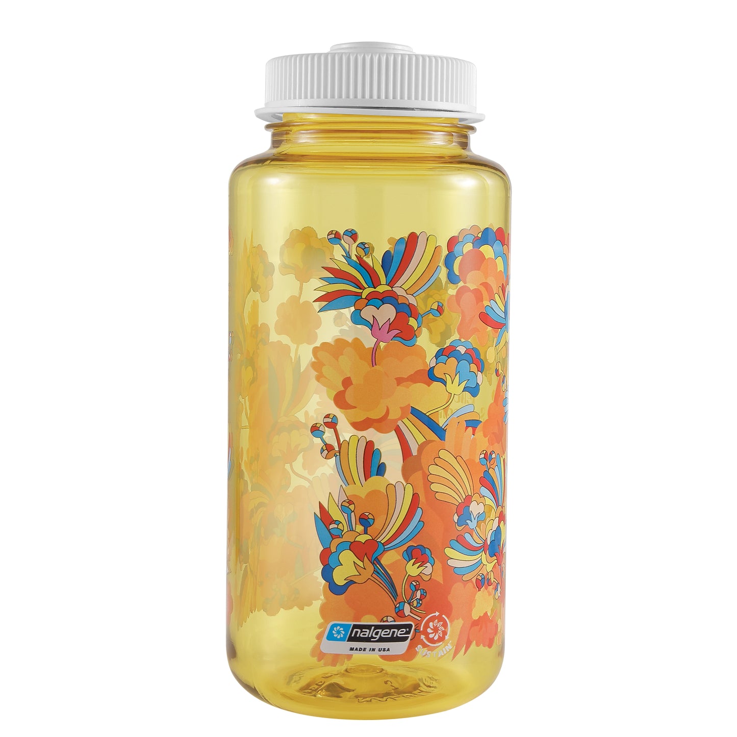 D'Addario Beatles Yellow Submarine Water Bottle, Primrose Prairie