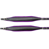D'Luca MX3 Leather Accordion Straps Purple/Black