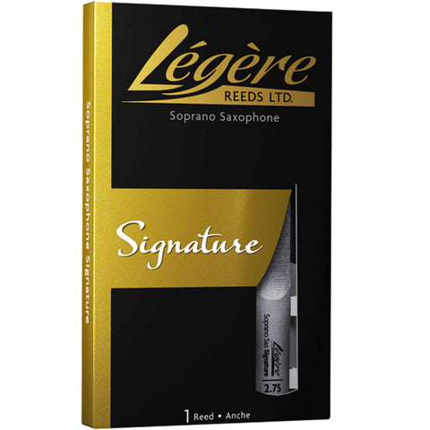 Legere Soprano Saxophone Reed, Signature, Strength 2.75