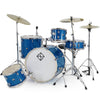Dixon Spark 5pc Drum Set Ocean Blue Sparkle Complete Outfit