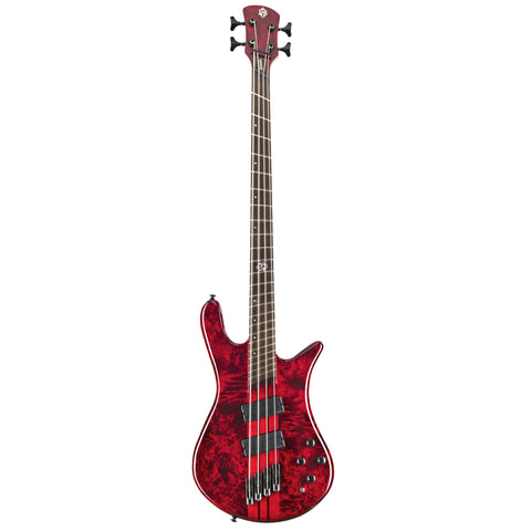 Spector NS Dimension 4 Strings Electric Bass Inferno Red Gloss