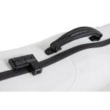 GEWA Viola Case, Air 2.0, Shaped, White/Black, High Gloss w/Subway Handle