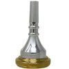 Garibaldi R21 Trombone Silver Plated Single-Cup Gold-Plated Rim Mouthpiece Size R21
