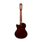 Angel Lopez 4/4 Cutaway Electric Classical Guitar Solid Body, Natural