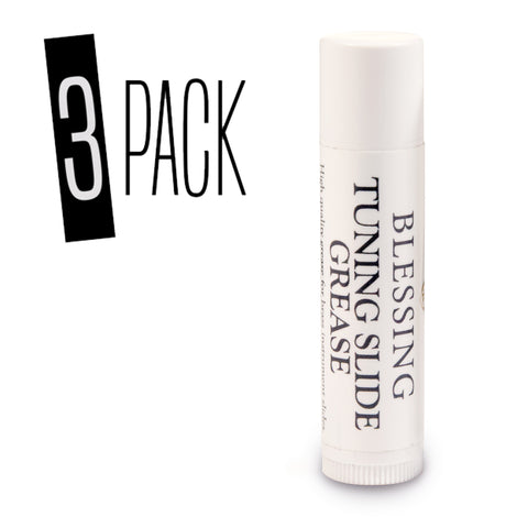 Blessing Tuning Slide Grease, 4.25g stick 3 Pack