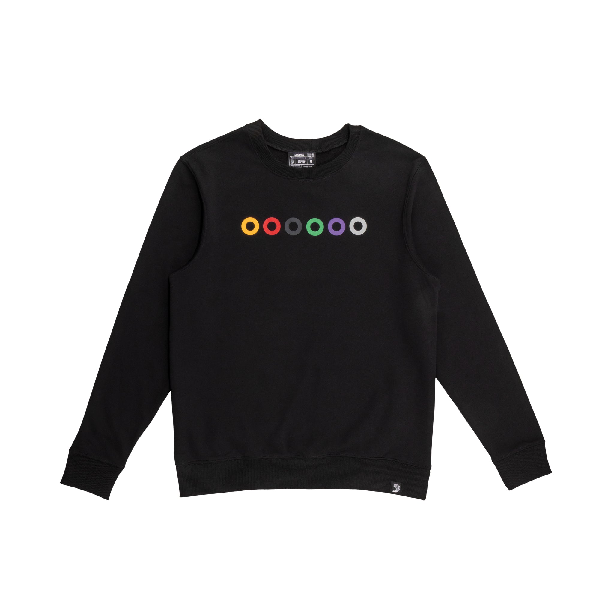 D'Addario Ball End Sweatshirt, Black, XXL