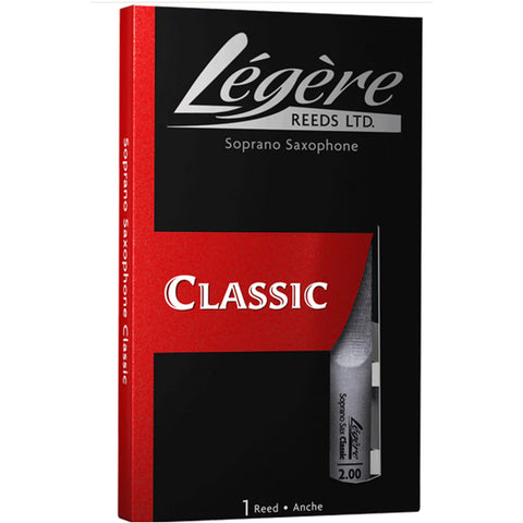 Legere Soprano Saxophone Classic Reed Strength 2