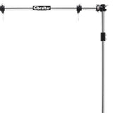 Gibraltar Gong Rack Stand Straight Bar with Black Clamps