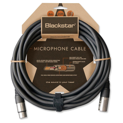 Blackstar 20ft Professional XLR Microphone Cable