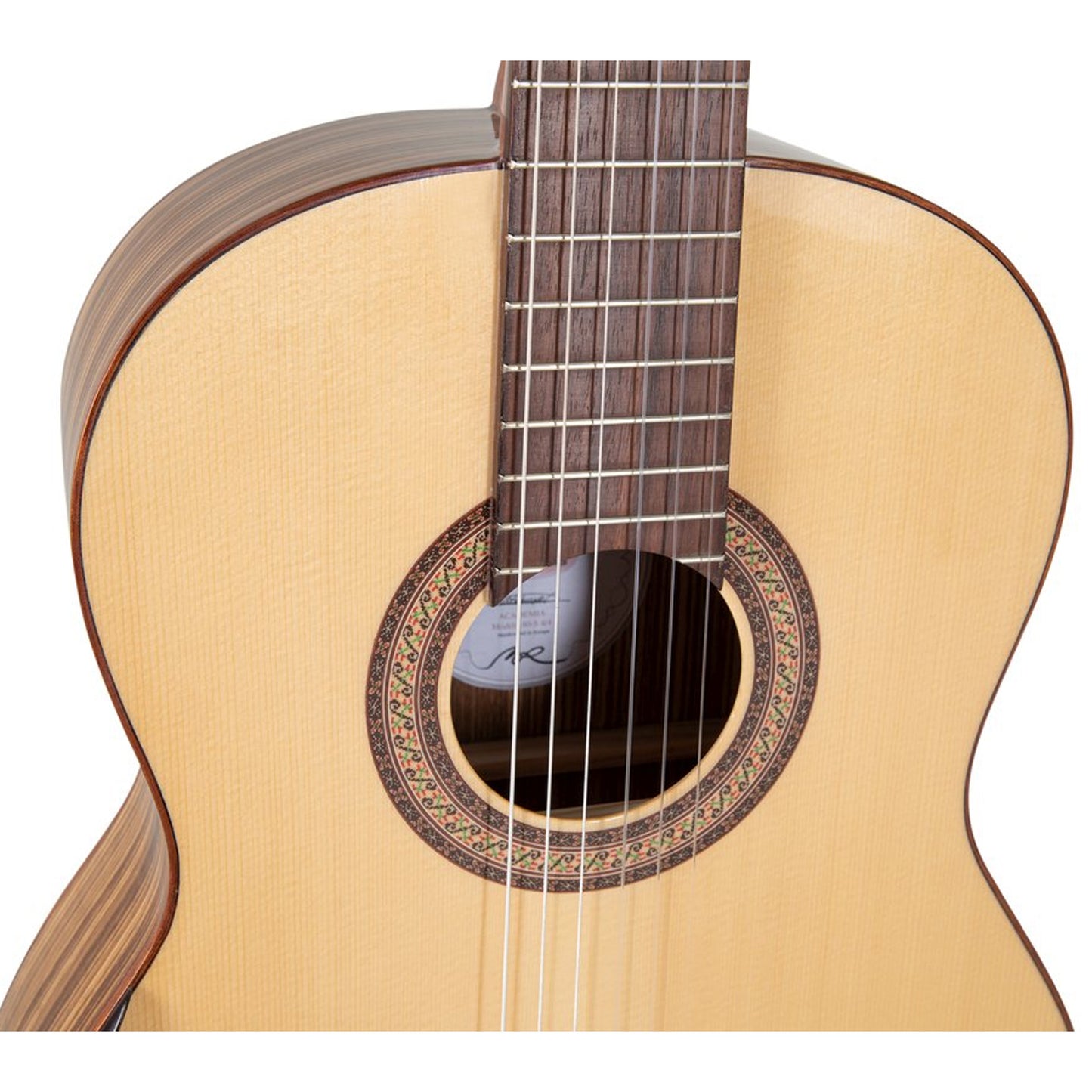 Manuel Rodriguez Classical Guitar Academia 40-S Spruce/Zebrano 4/4 Gloss Armrest