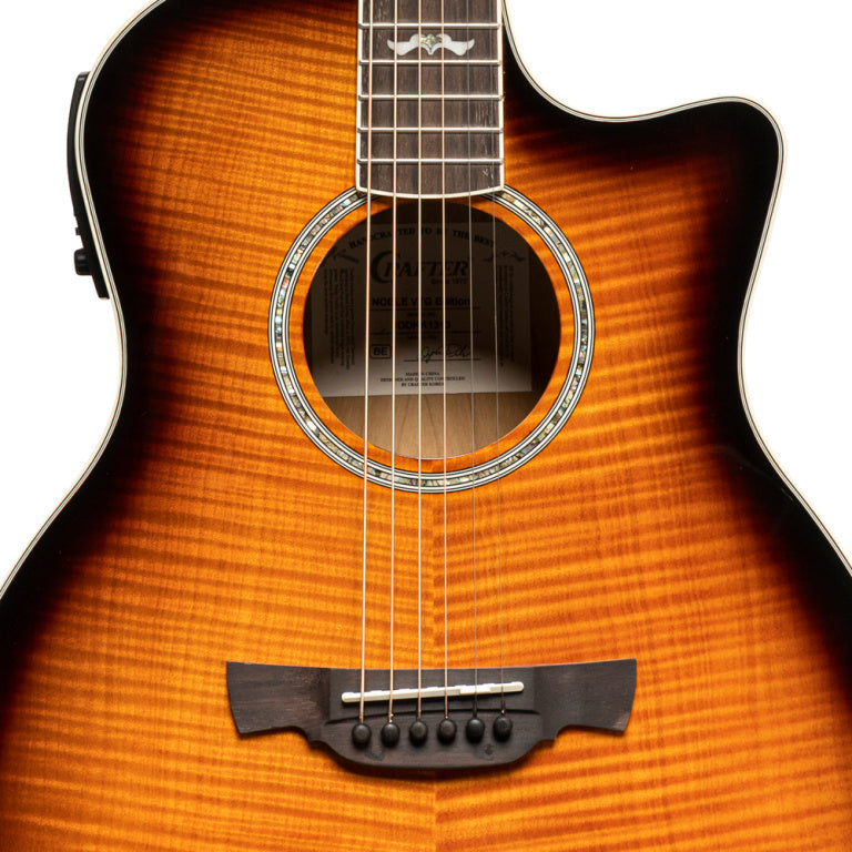 Crafter Noble Series, Small Jumbo Acoustic-Electric Guitar With Solid Maple Top