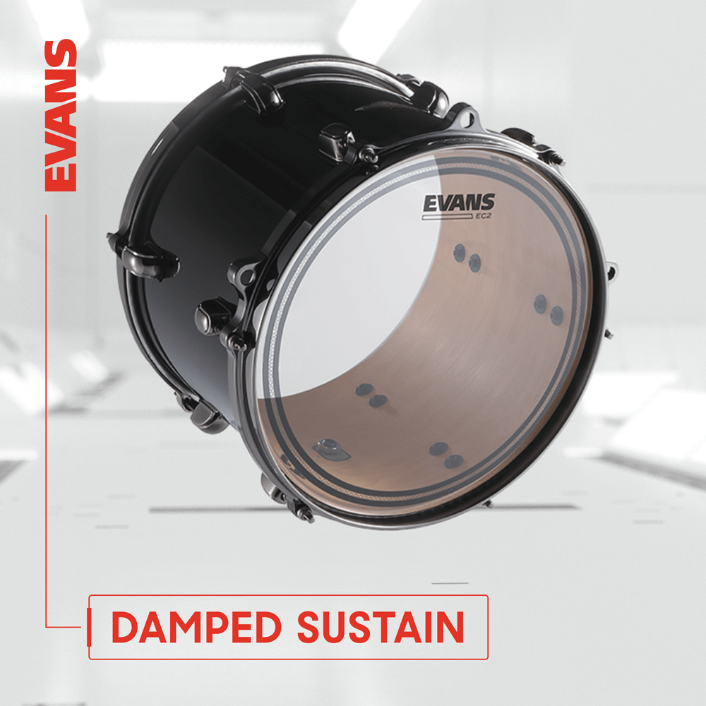 Evans Marching EC2S Tenor Drum Head, 14 inch