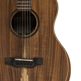 Crafter Mino Series, Big Mino Shape Acoustic-Electric Guitar Koa, Left Handed