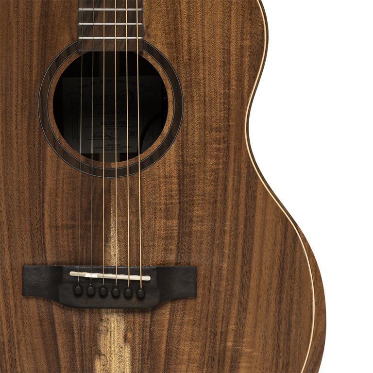 Crafter Mino Series, Big Mino Shape Acoustic-Electric Guitar Koa, Left Handed
