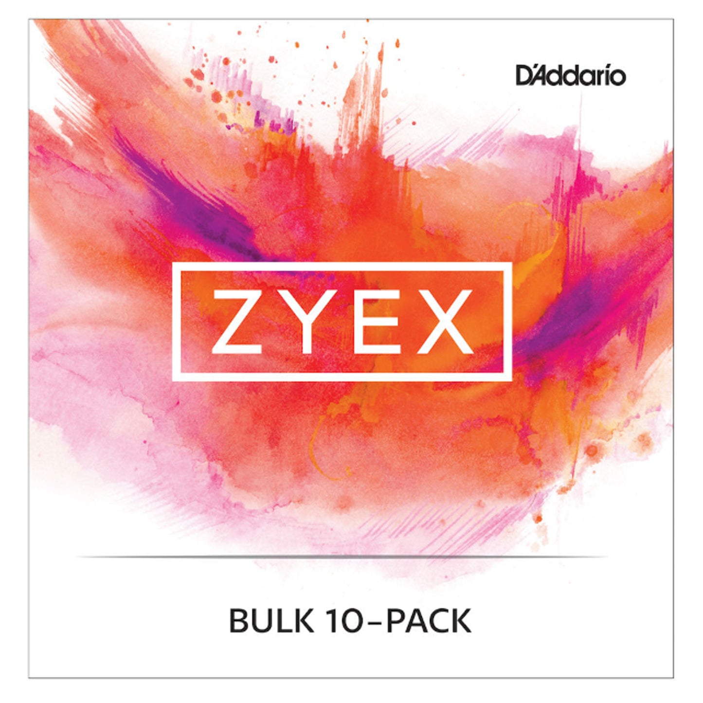 D'Addario Zyex Viola Single G String, Long Scale, Medium, Bulk 10-Pack