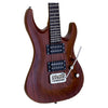 Aria Pro II Electric Guitar Mac Dlx Stained Brown