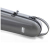 PURE by GEWA Violin Case, Polycarbonate 1.8, Shaped, Grey/Black, w/Subway Handle