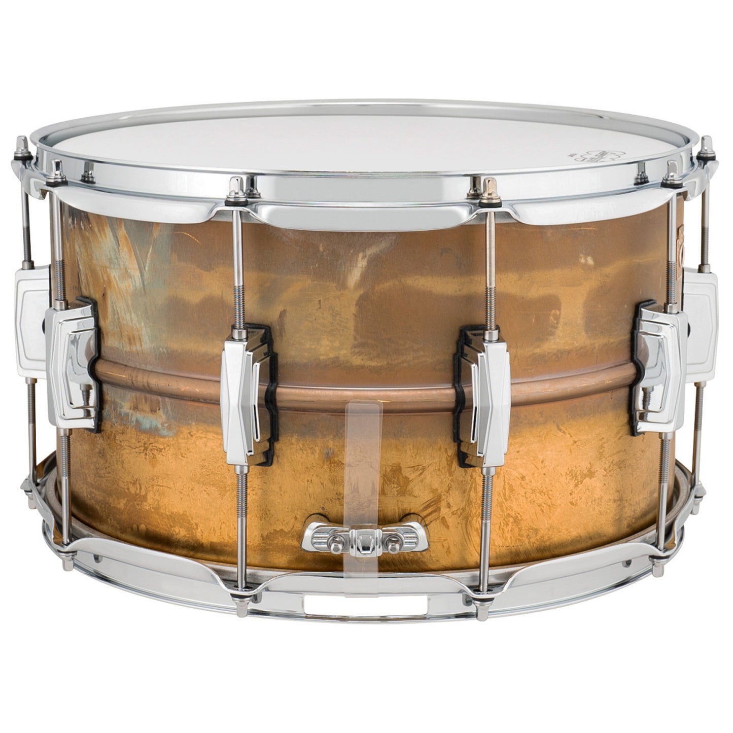Ludwig LB484R Supraphonic 8x14 Raw Brass Shell, Imperial Lugs Snare Drum