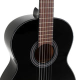 GEWA Student Classical Guitar 4/4 Black Spruce Top