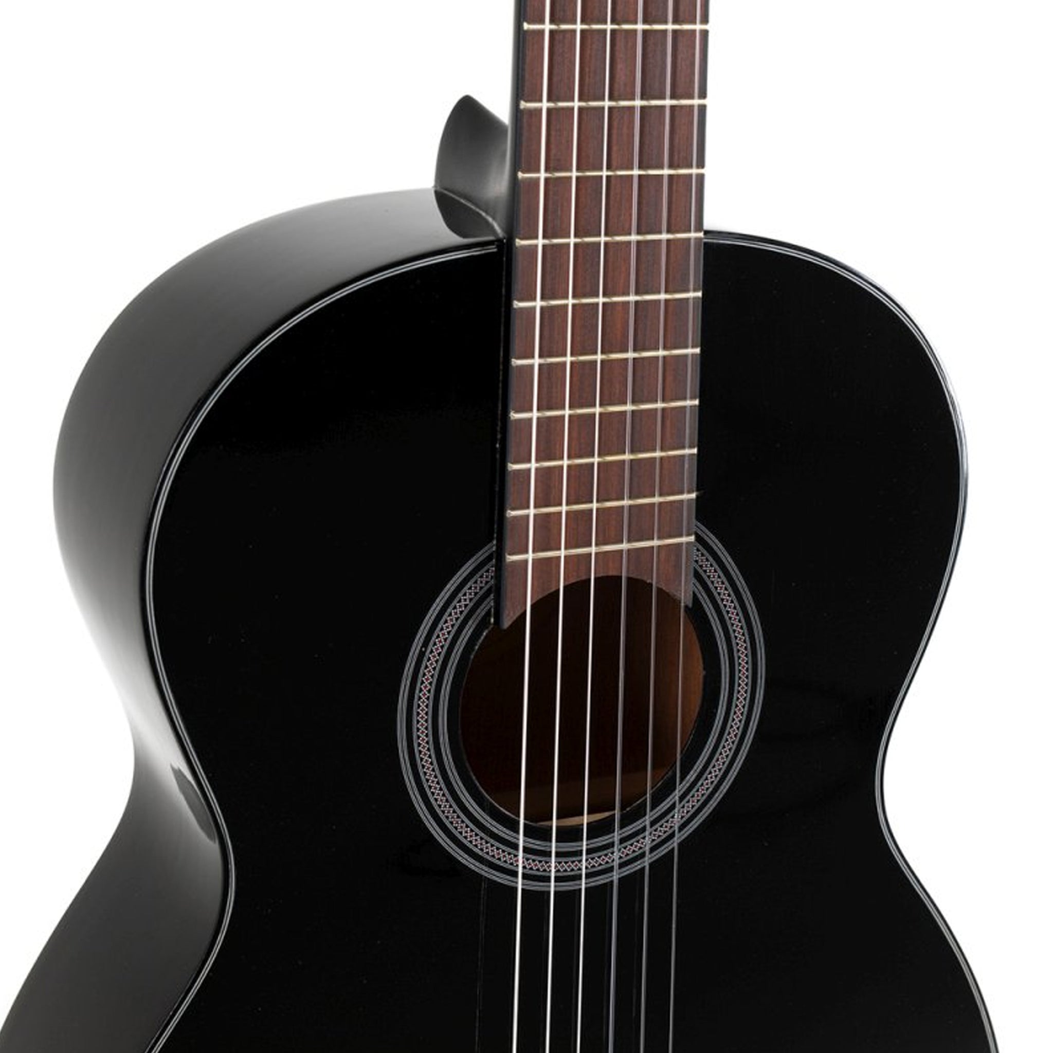 GEWA Student Classical Guitar 4/4 Black Spruce Top