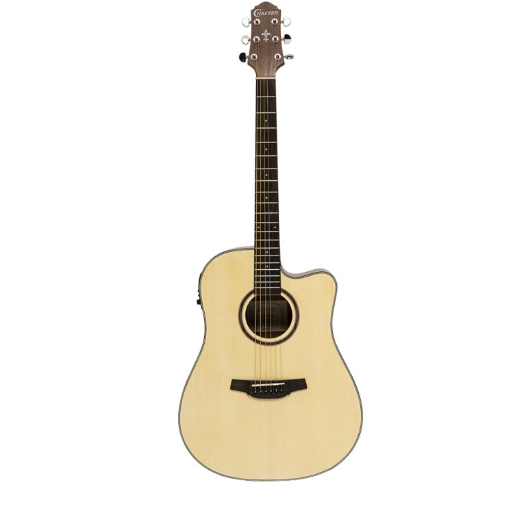 Crafter Silver Series 100 Dreadnought Acoustic-Electric Guitar With Cutaway