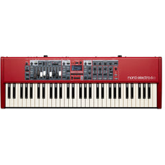 Nord Electro 6D NELECTRO6D-61 Semi-Weighted Waterfall Action 61 Key Keyboard