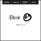 Elixir Stainless Steel Single Bass String, NANOWEB, (.080)