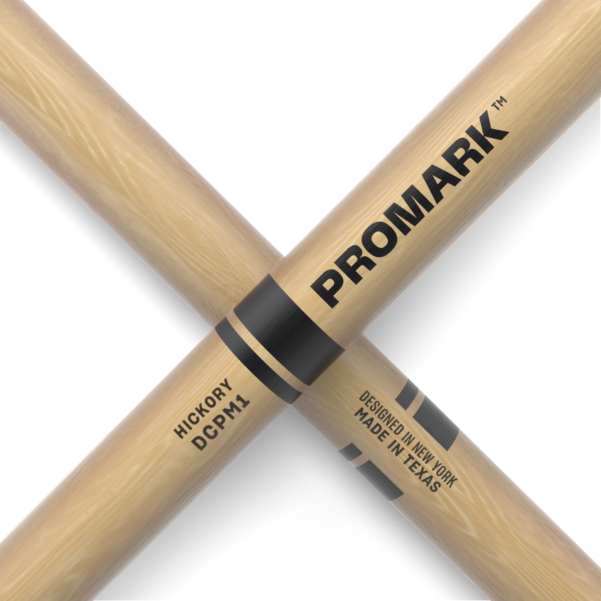 ProMark DCPM1 Hickory Marching Drumstick, Wood Tip