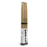 ProMark Classic Forward 2B Hickory Drumsticks, Oval Wood Tip, 4-Pack