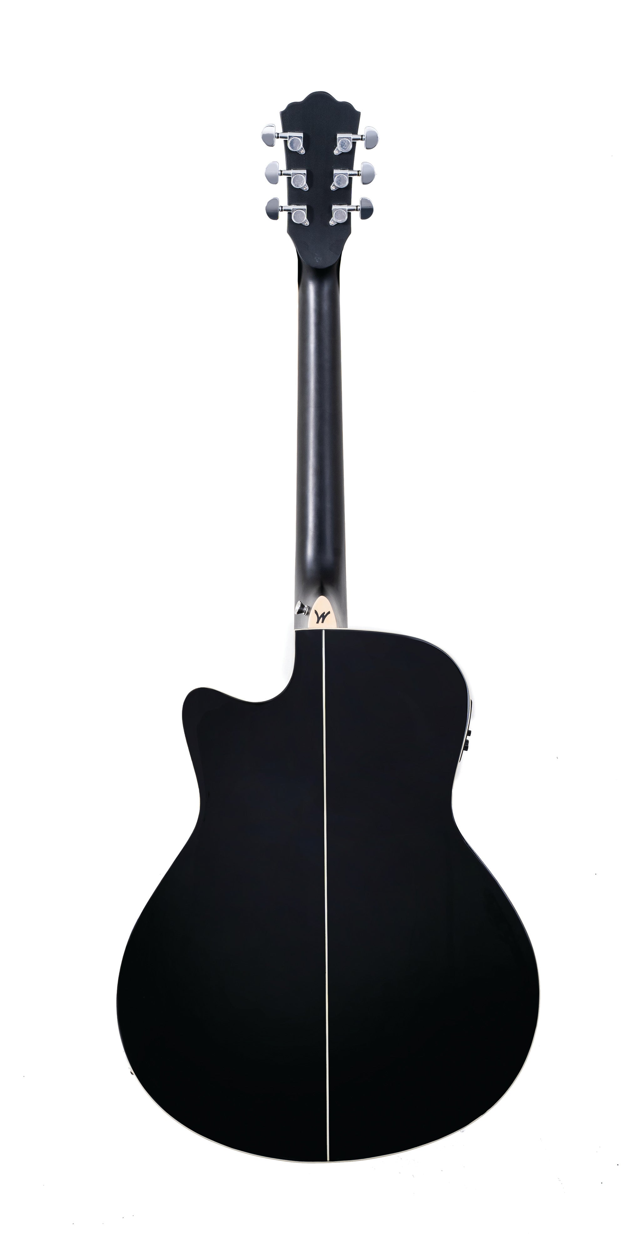 Washburn DFBACE Deep Forest Burl Grand Auditorium Acoustic Electric Guitar Black