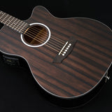 Washburn DFEACE-U Deep Forest Grand Auditorium Acoustic Electric Guitar. Ebony