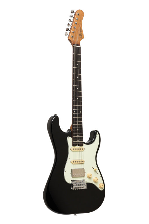 Crafter Solid Body Electric Guitar Modern Seoul Series, Gig Bag, Cosmic Black