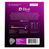 Elixir 80/20 Bronze Acoustic Guitar Strings, NANOWEB, Custom Light (.011-.052)