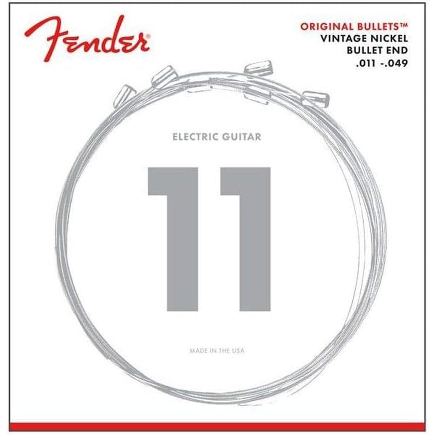 Fender Original Bullet 3150 Electric Guitar Strings Nickel Bullet End 011-049