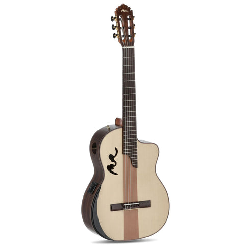 Manuel Rodriguez Electro-Acoustic Guitar Café Cortado, Indian Rosewood 4/4